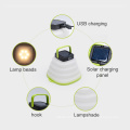 USB solar charging collapsible lampshade led light